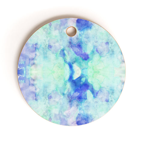 CayenaBlanca Water Clouds Cutting Board Round