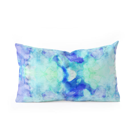 CayenaBlanca Water Clouds Oblong Throw Pillow