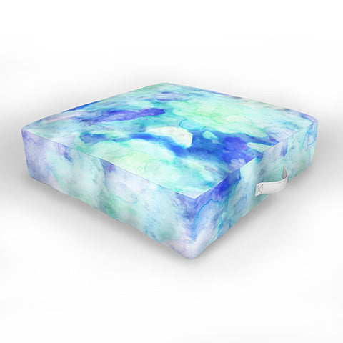 CayenaBlanca Water Clouds Outdoor Floor Cushion