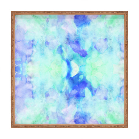 CayenaBlanca Water Clouds Square Tray