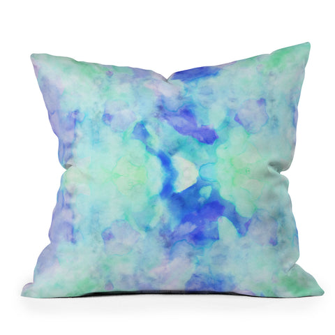 CayenaBlanca Water Clouds Throw Pillow