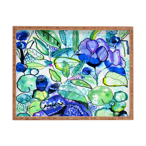CayenaBlanca Water Field Rectangular Tray