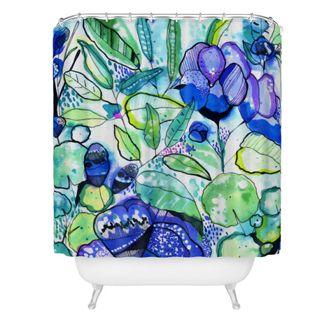 CayenaBlanca Water Field Shower Curtain