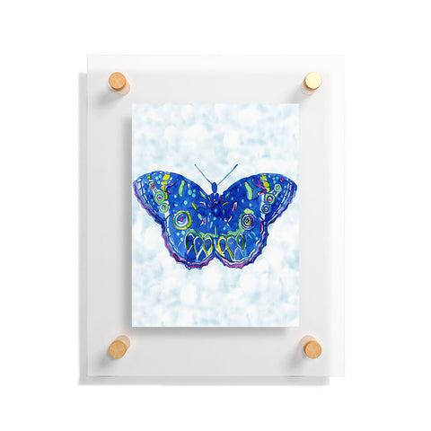CayenaBlanca Watercolour Butterfly Floating Acrylic Print