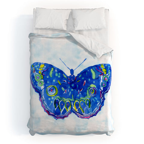 CayenaBlanca Watercolour Butterfly Duvet Cover