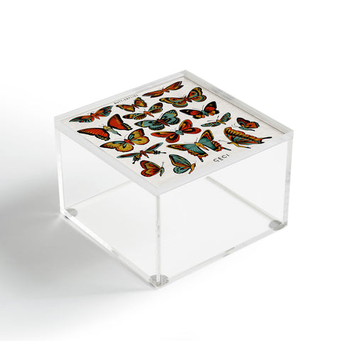 CeciTattoos BUTTerflies I Acrylic Box