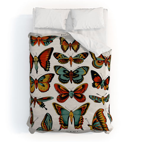 CeciTattoos BUTTerflies I Duvet Cover