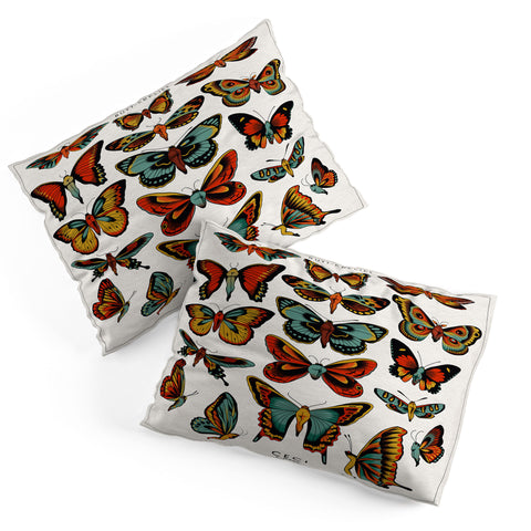 CeciTattoos BUTTerflies I Pillow Shams