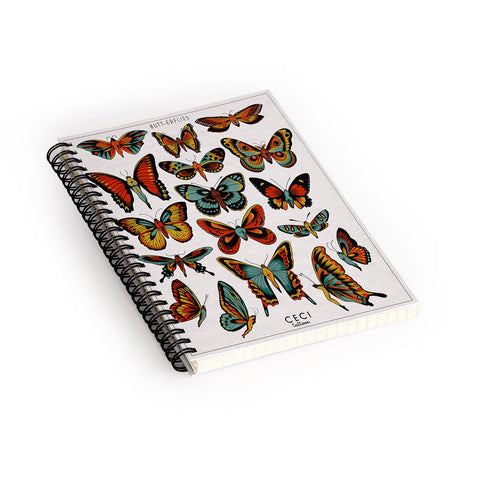 CeciTattoos BUTTerflies I Spiral Notebook
