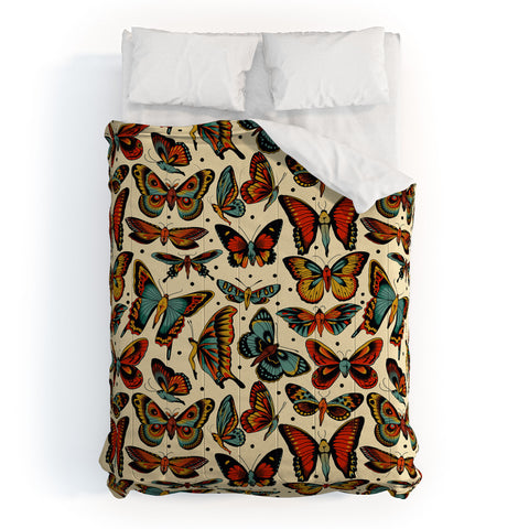 CeciTattoos BUTTerflies pattern Comforter