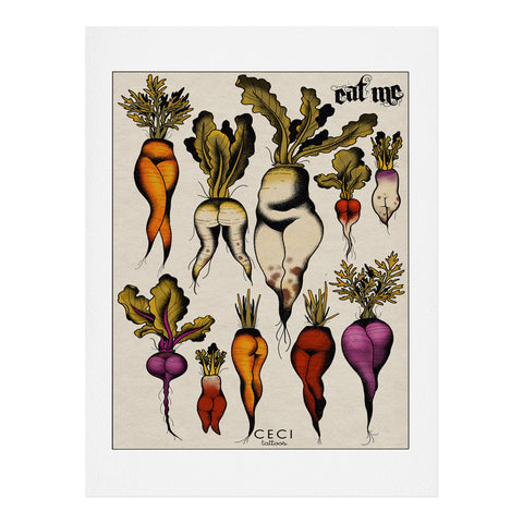 CeciTattoos Dont forget your roots Art Print