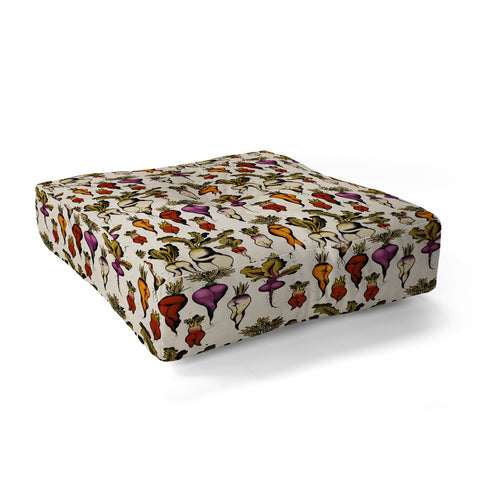 CeciTattoos Dont forget your roots Floor Pillow Square