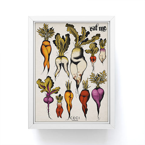 CeciTattoos Dont forget your roots Framed Mini Art Print