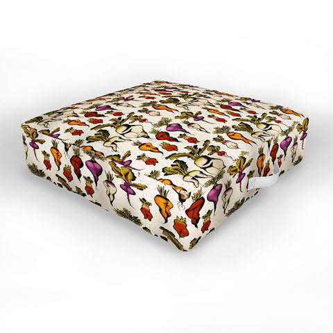 CeciTattoos Dont forget your roots Outdoor Floor Cushion