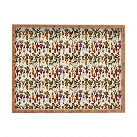 CeciTattoos Dont forget your roots Rectangular Tray