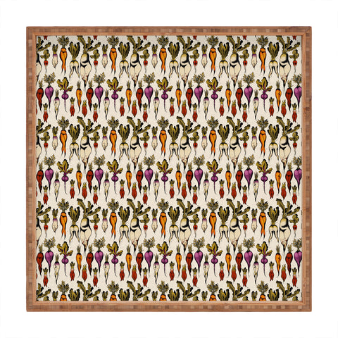 CeciTattoos Dont forget your roots Square Tray