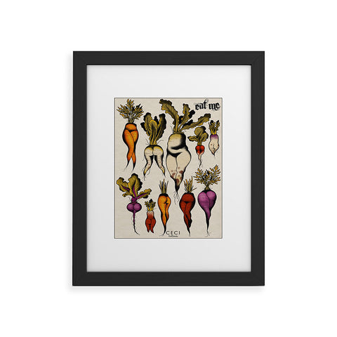 CeciTattoos Dont forget your roots Framed Art Print