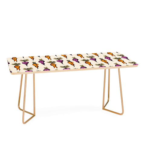 CeciTattoos Sexy carrots botanical chart Coffee Table
