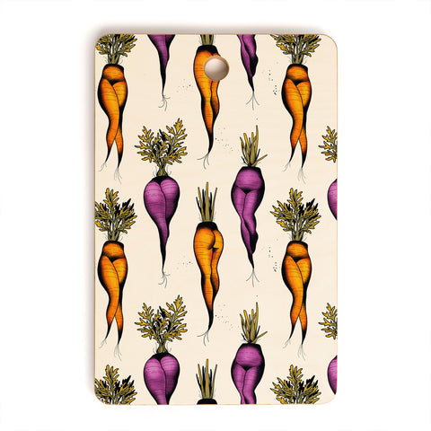 CeciTattoos Sexy carrots botanical chart Cutting Board Rectangle