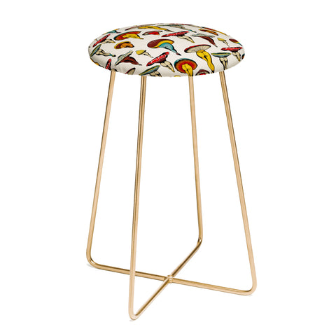 CeciTattoos Sexy mushrooms Counter Stool