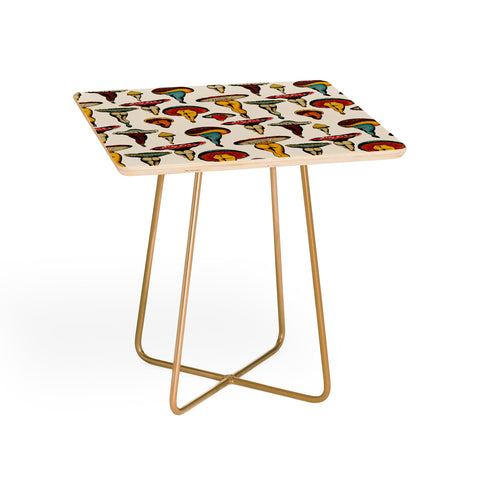 CeciTattoos Sexy mushrooms Side Table