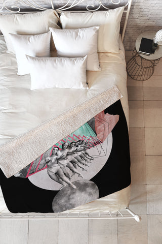 Ceren Kilic Amative Fleece Throw Blanket