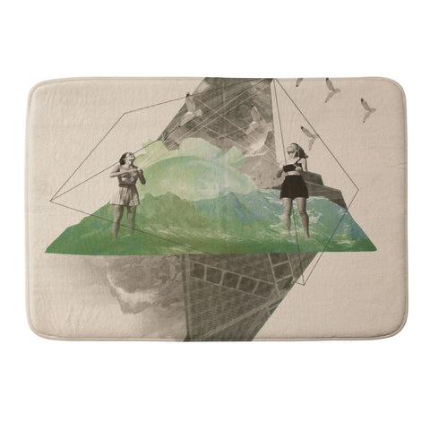 Ceren Kilic Birds 2 Memory Foam Bath Mat