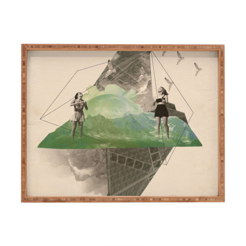 Ceren Kilic Birds 2 Rectangular Tray