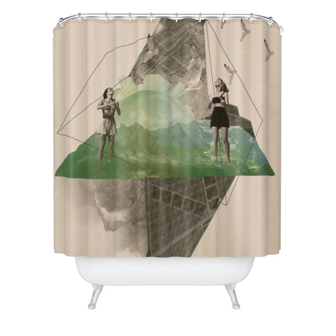 Ceren Kilic Birds 2 Shower Curtain