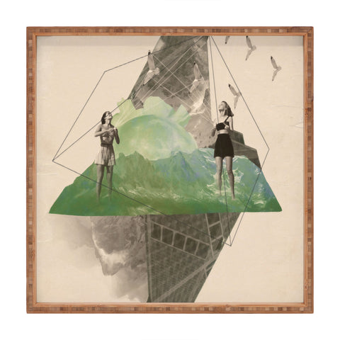 Ceren Kilic Birds 2 Square Tray