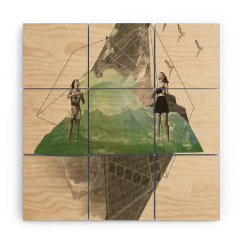 Ceren Kilic Birds 2 Wood Wall Mural