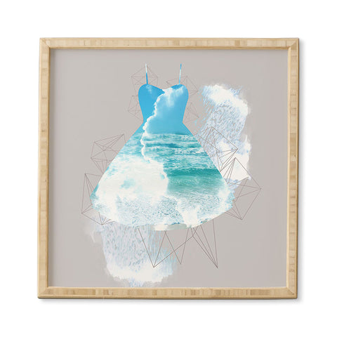 Ceren Kilic Dancing Sea Framed Wall Art