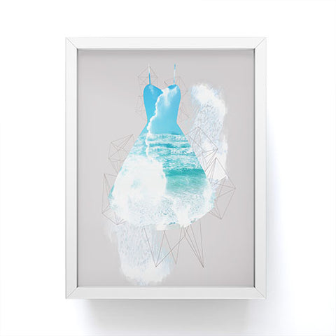 Ceren Kilic Dancing Sea Framed Mini Art Print