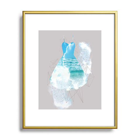 Ceren Kilic Dancing Sea Metal Framed Art Print