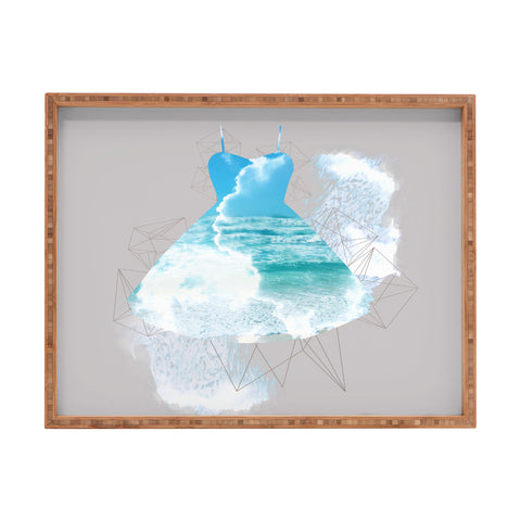 Ceren Kilic Dancing Sea Rectangular Tray