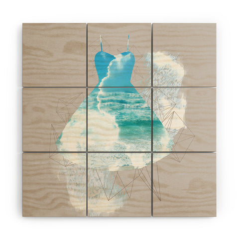 Ceren Kilic Dancing Sea Wood Wall Mural