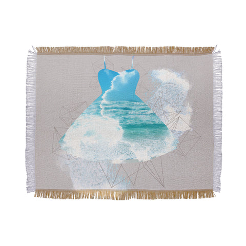 Ceren Kilic Dancing Sea Throw Blanket