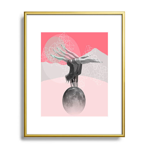 Ceren Kilic Equilibre Metal Framed Art Print