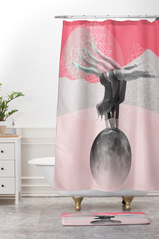 Ceren Kilic Equilibre Shower Curtain And Mat