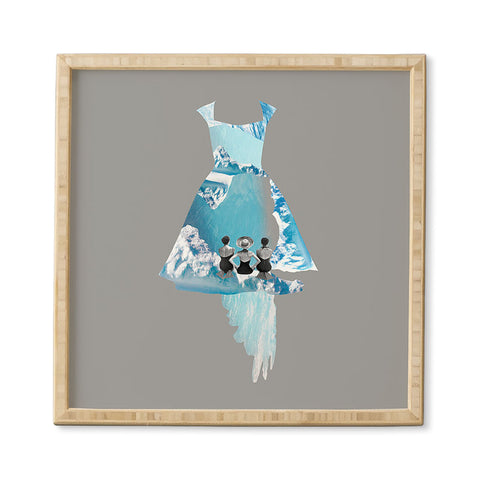 Ceren Kilic Filled With Blue Framed Wall Art