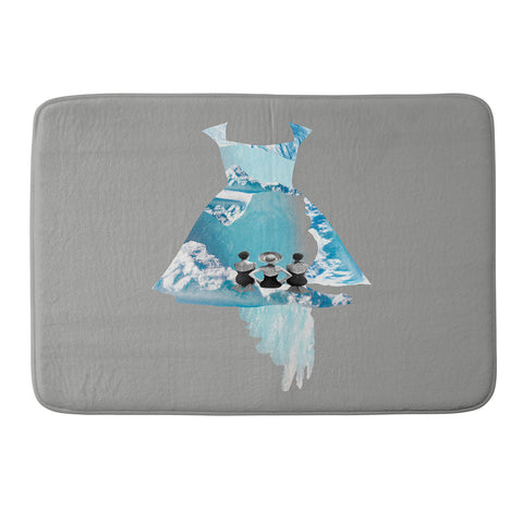 Ceren Kilic Filled With Blue Memory Foam Bath Mat