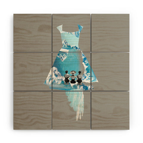 Ceren Kilic Filled With Blue Wood Wall Mural