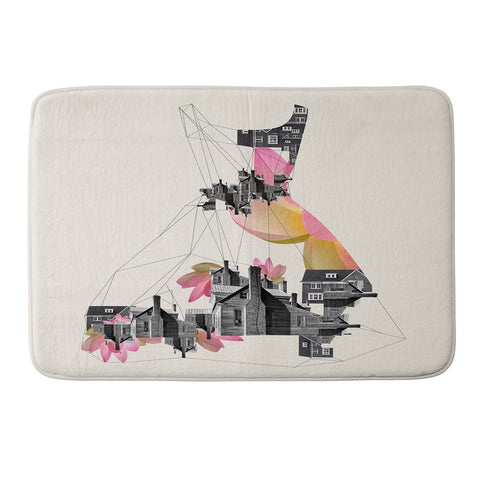 Ceren Kilic Filled With City Memory Foam Bath Mat