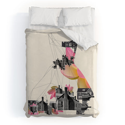 Ceren Kilic Filled With City Duvet Cover