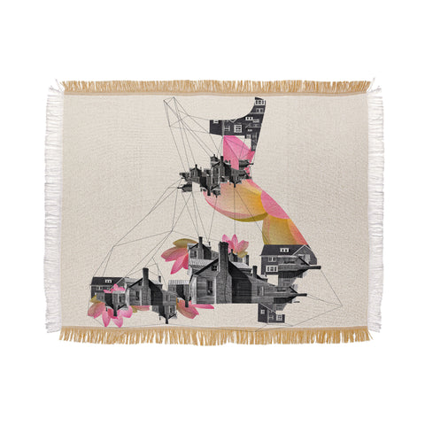 Ceren Kilic Filled With City Throw Blanket