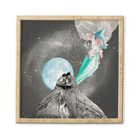 Ceren Kilic Future Is Blue Framed Wall Art