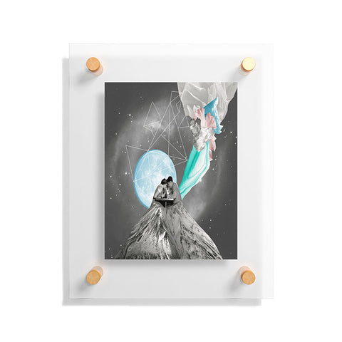 Ceren Kilic Future Is Blue Floating Acrylic Print