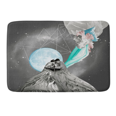 Ceren Kilic Future Is Blue Memory Foam Bath Mat