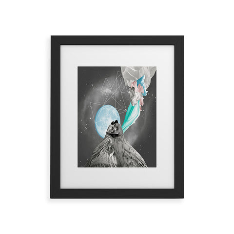 Ceren Kilic Future Is Blue Framed Art Print