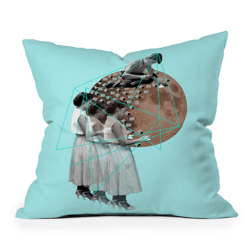 Ceren Kilic Gothic Moon Maker Throw Pillow